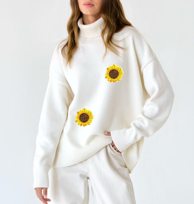 KuuGuu 20 PCS Sunflower Embroidery Patches Fashion Flowers Patch Iron and Sew On Applique Badge Cute Daisy Patch Appliques Badge for Clothes Jeans Jacket Hat Dress DIY Accessories - Image 5